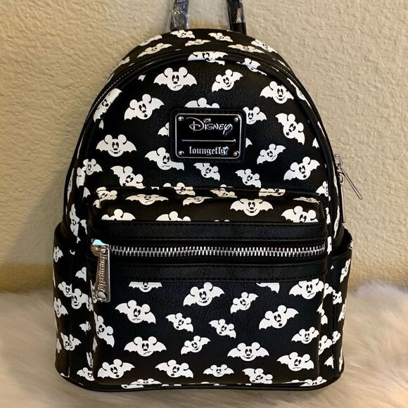 Batty Mickey Backpack Glow in Dark NWT Disney X Loungefly Sold Out SHIPS NOW - Picture 1 of 2